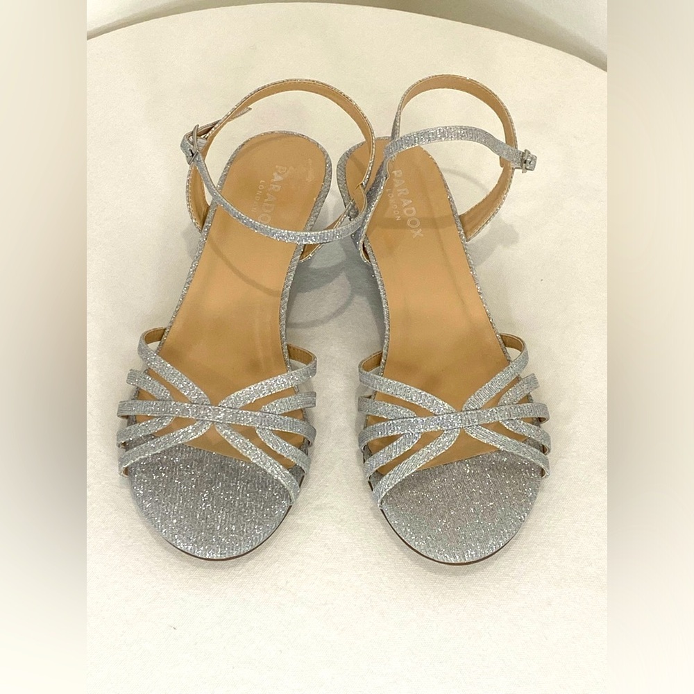 Silver Paradox London Winslow Wedge Sandal